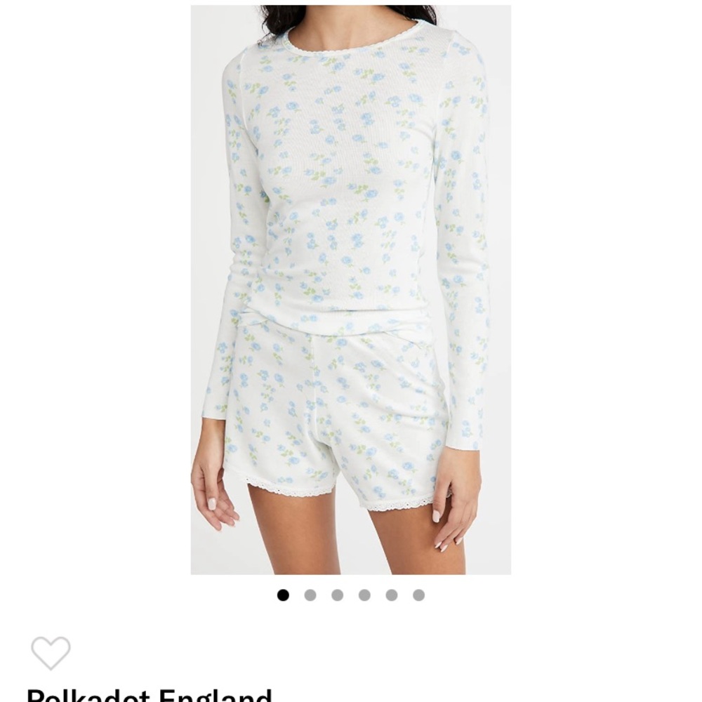 Polka dot England pjs
